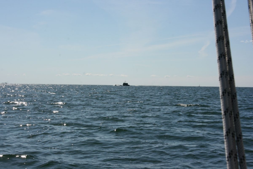 U-Boot beim Auslaufen aus Gdingen